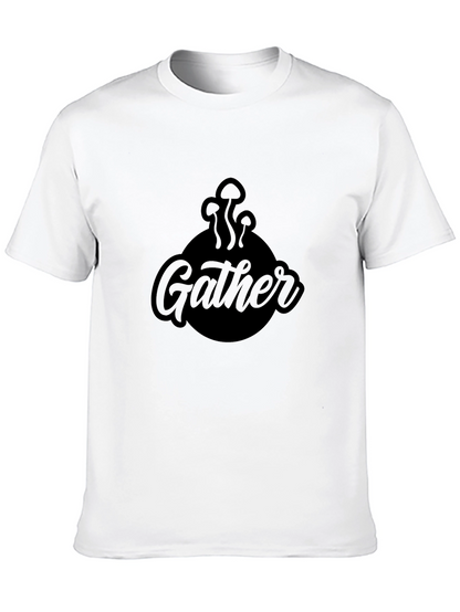 Gather Mushroom Graphic Tee - Black
