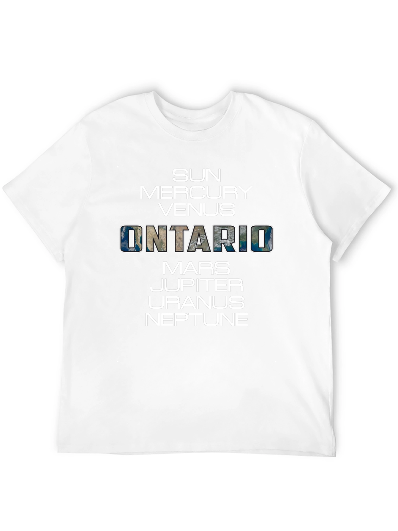 Ontario T-Shirt Planetary Theme