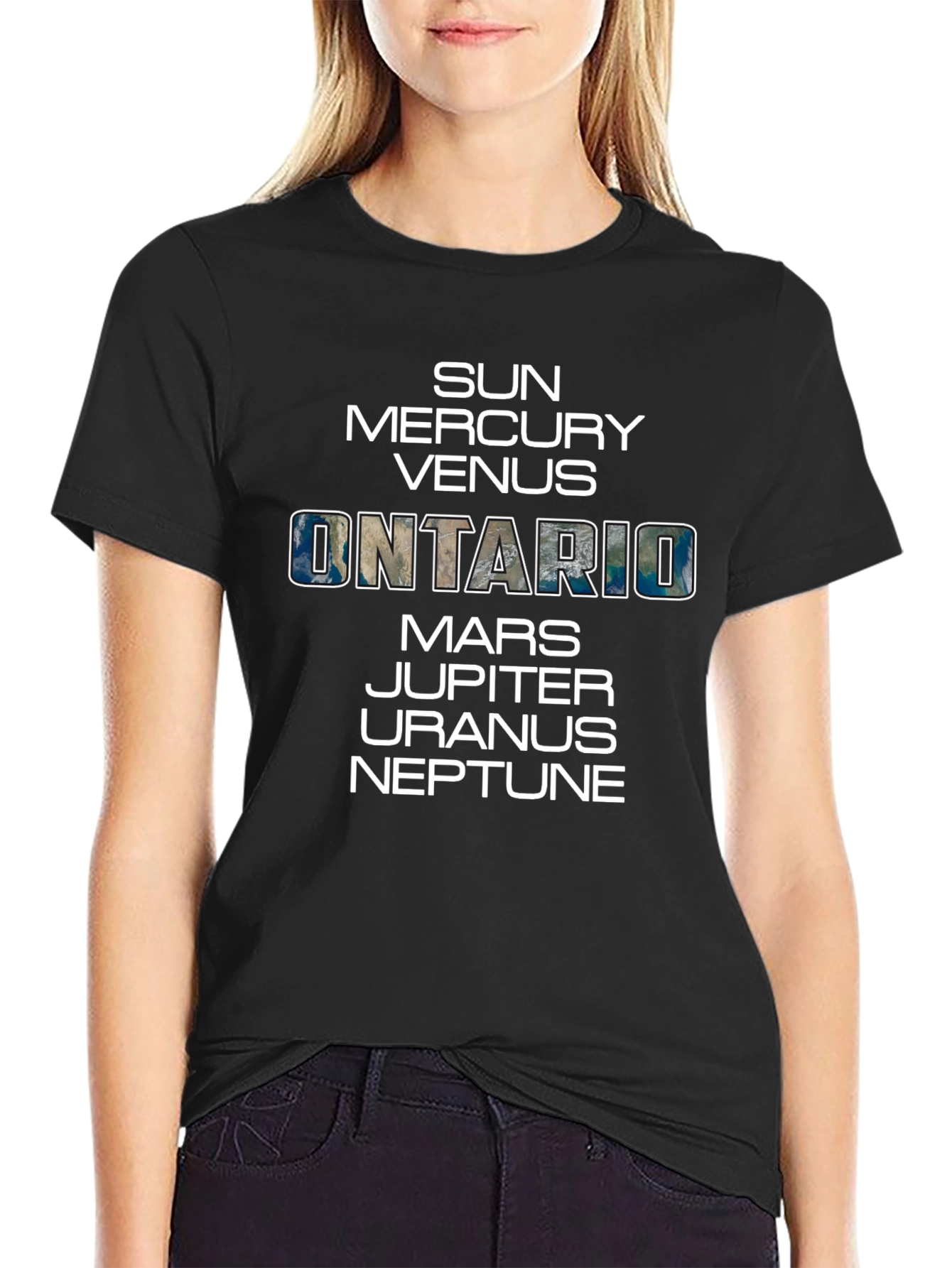 Ontario T-Shirt Planetary Theme
