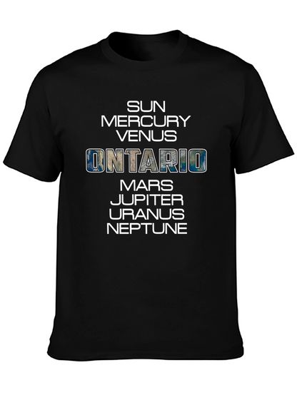 Ontario T-Shirt Planetary Theme