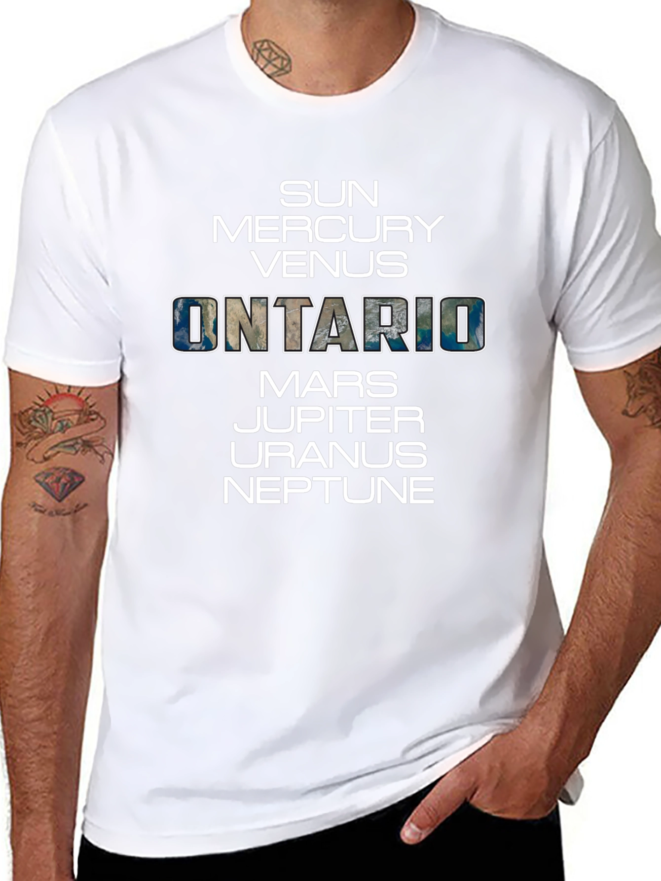 Ontario T-Shirt Planetary Theme