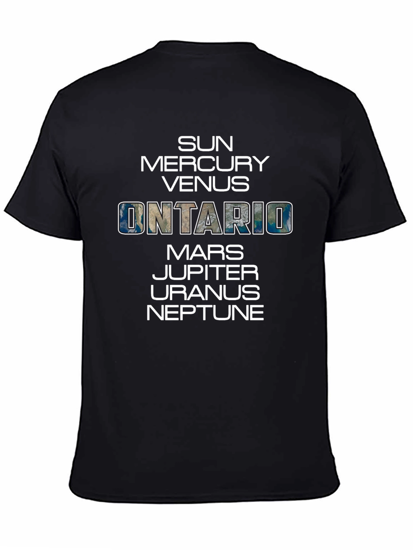 Ontario T-Shirt Planetary Theme