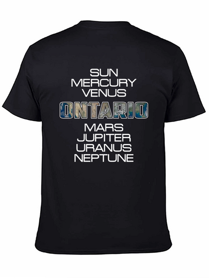 Ontario T-Shirt Planetary Theme
