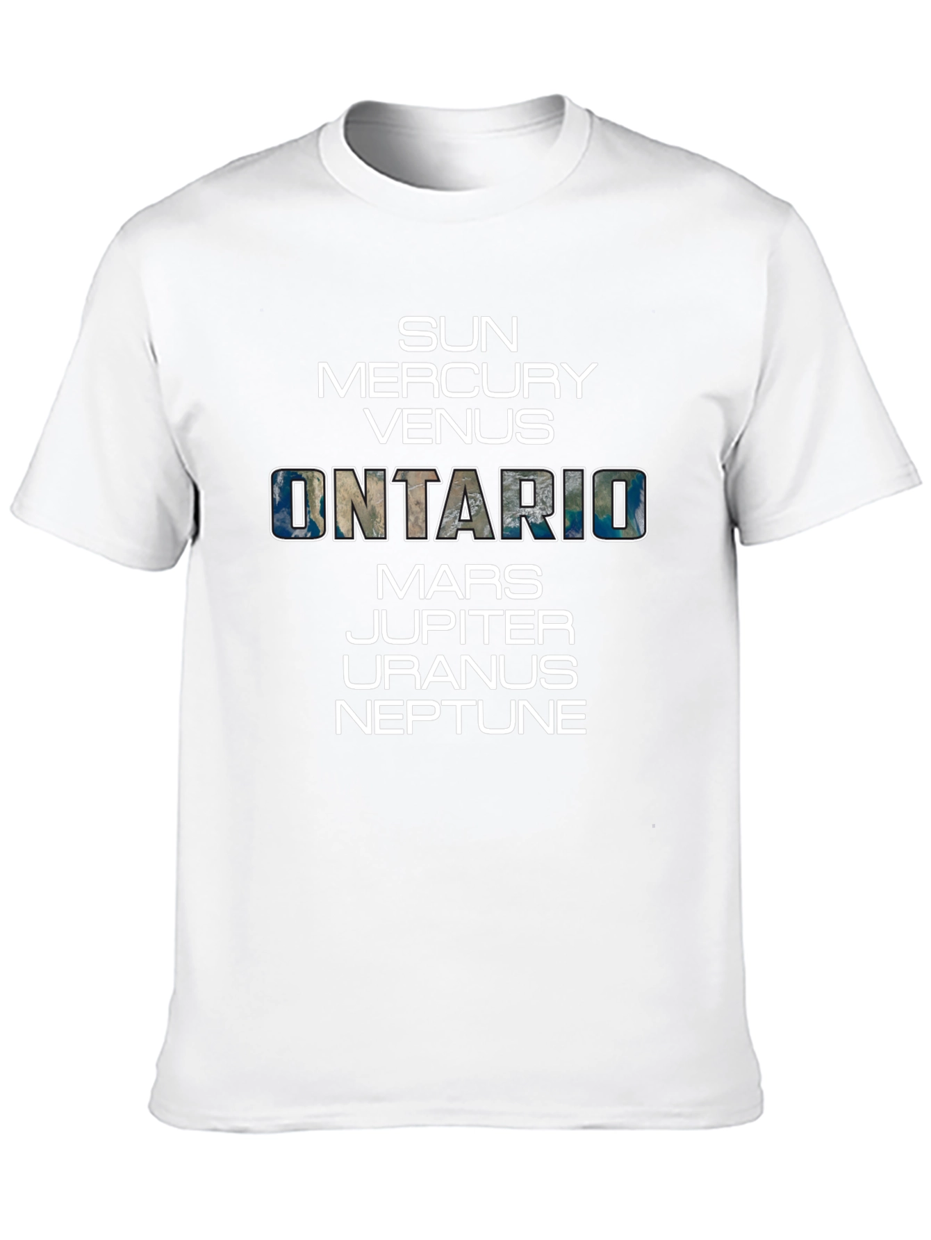 Ontario T-Shirt Planetary Theme