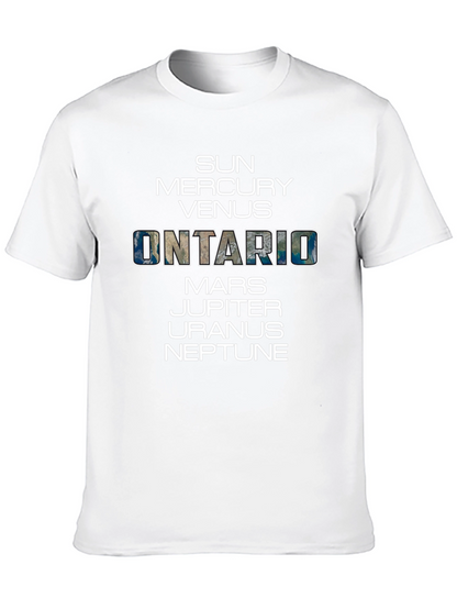 Ontario T-Shirt Planetary Theme