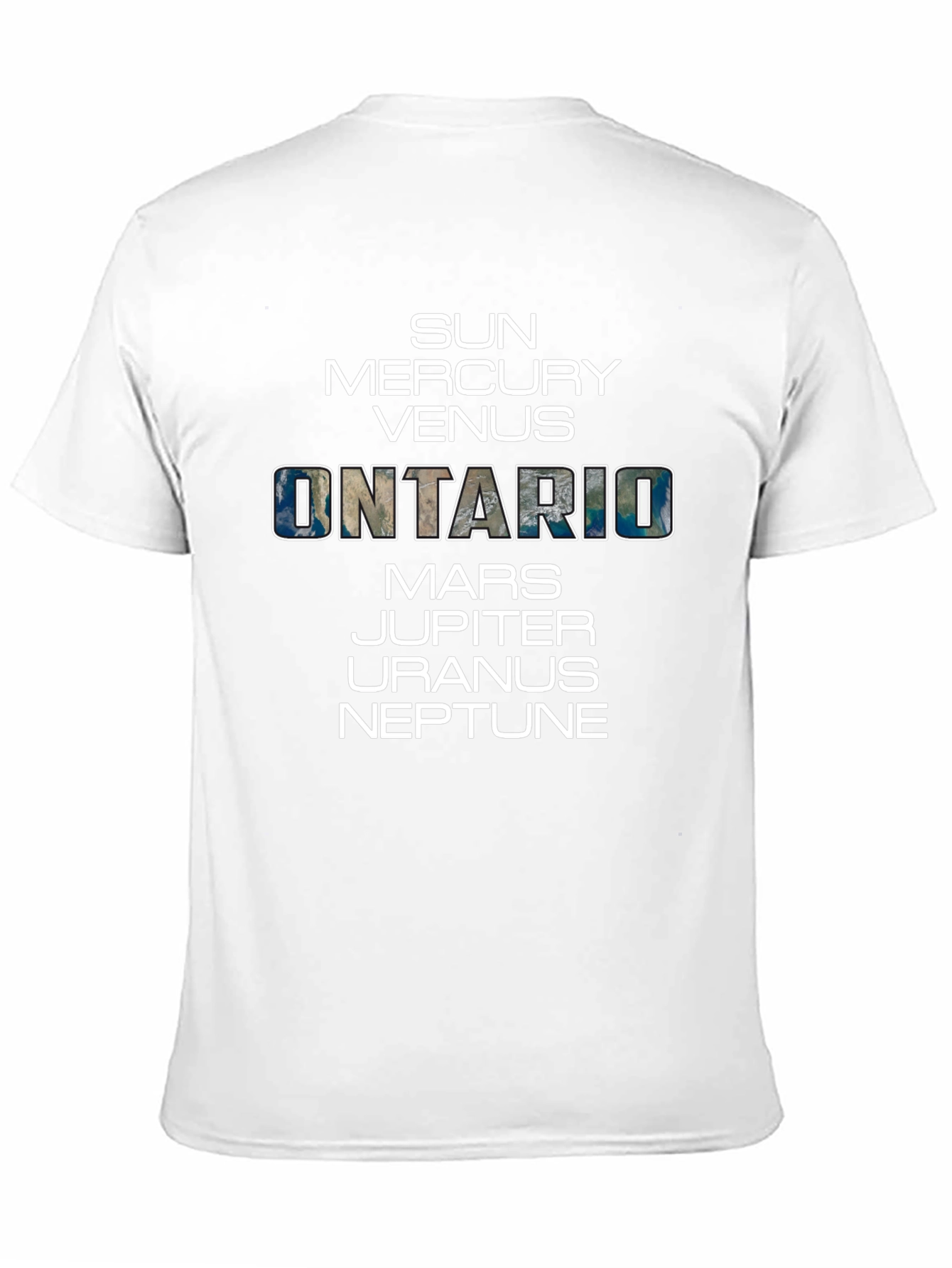 Ontario T-Shirt Planetary Theme