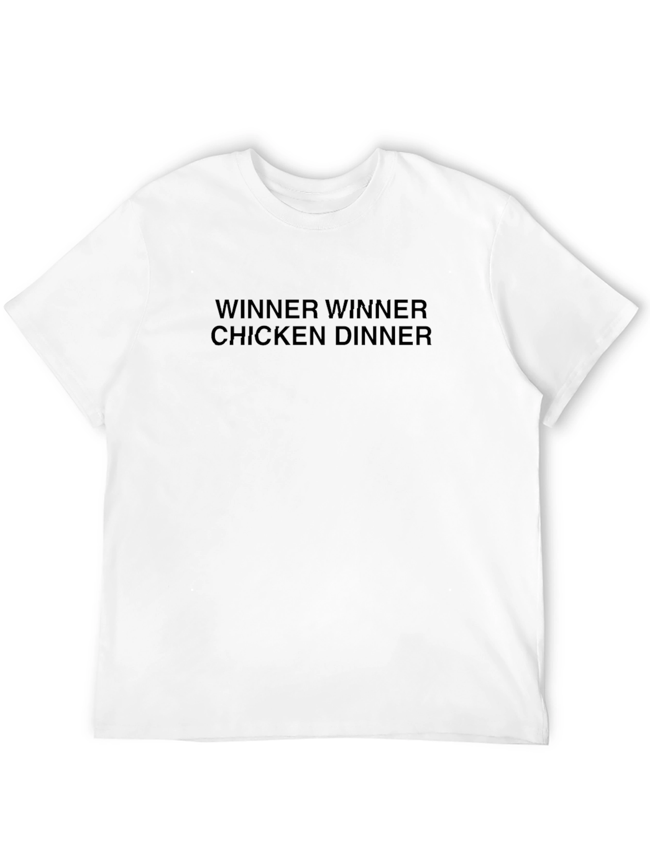 Winner Winner Chicken Dinner Black T-Shirt