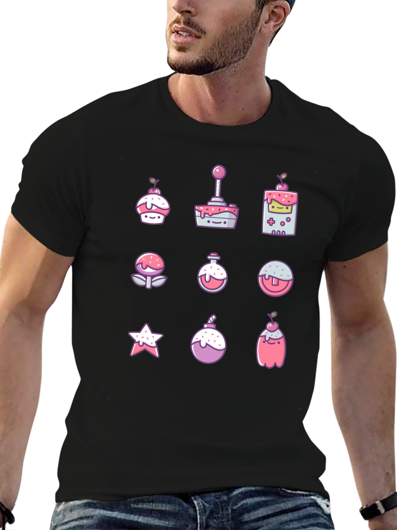 Gaming Treats Black T-Shirt
