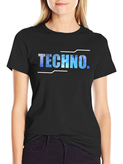 Techno Graphic T-Shirt - Cool Urban Style