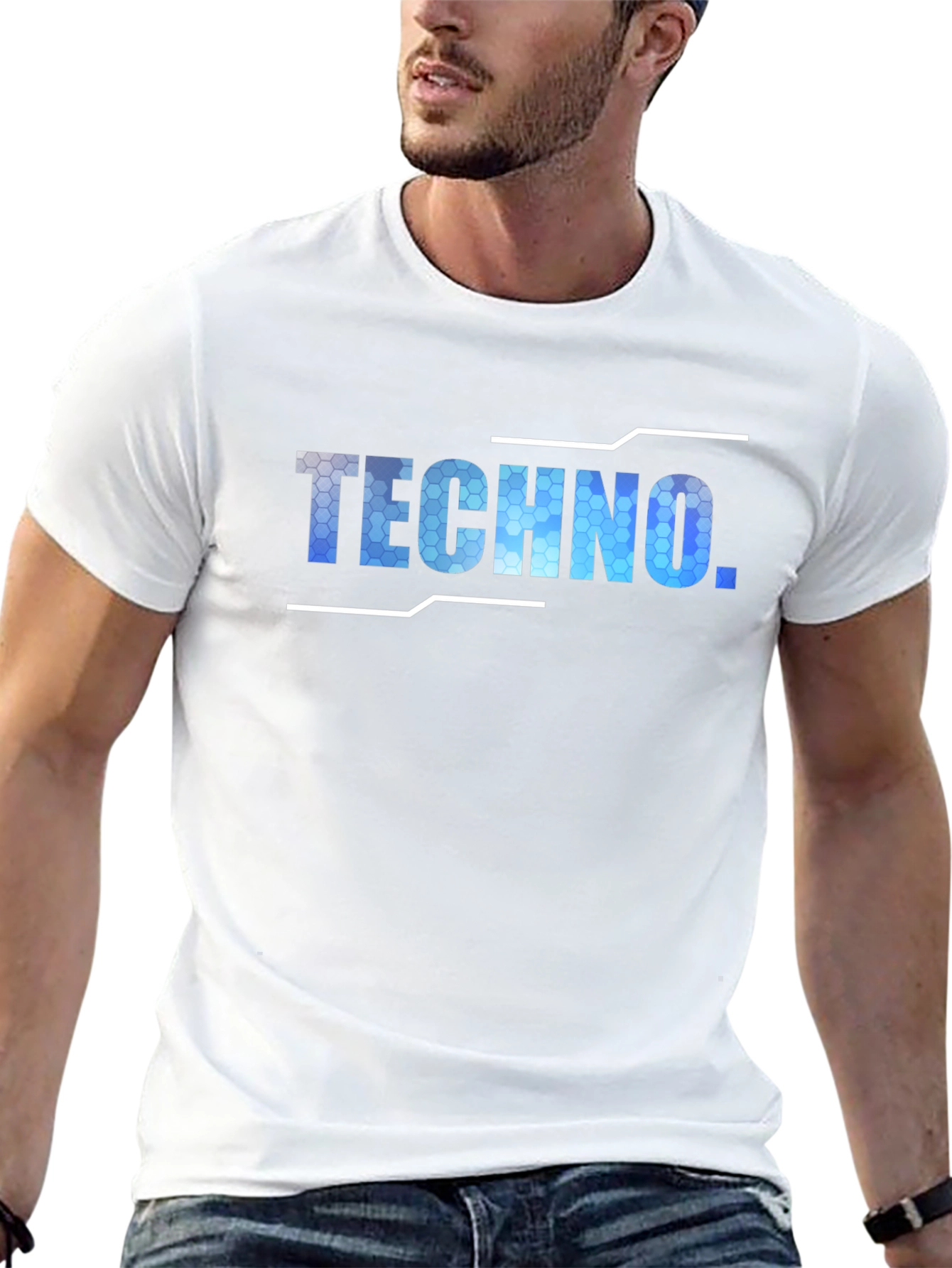 Techno Graphic T-Shirt - Cool Urban Style