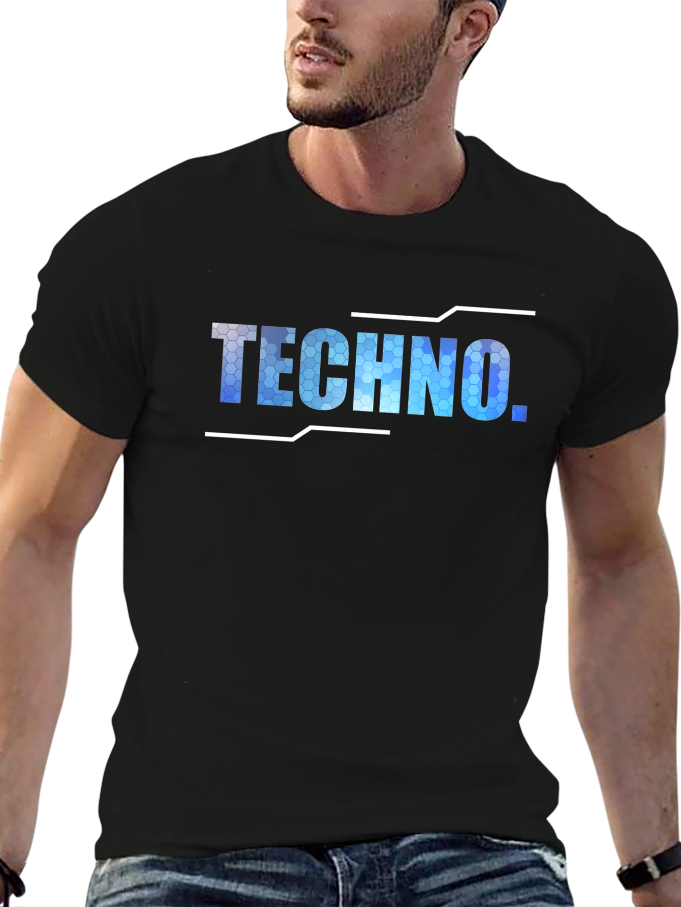 Techno Graphic T-Shirt - Cool Urban Style