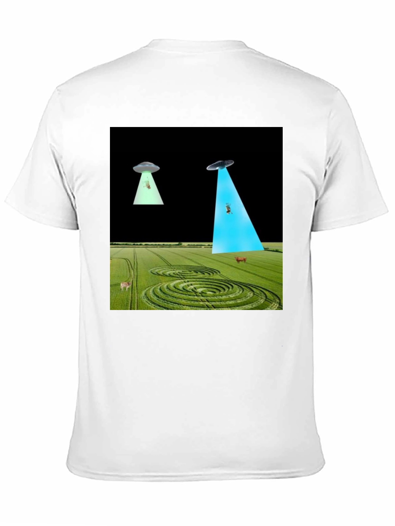 UFO Abduction T-Shirt - Black