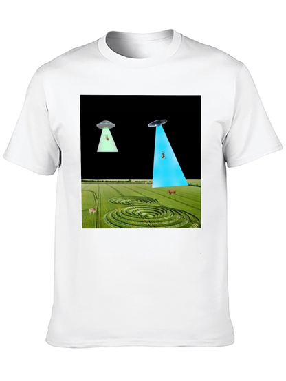 UFO Abduction T-Shirt - Black