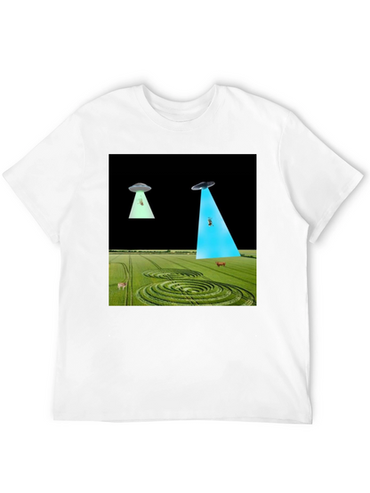 UFO Abduction T-Shirt - Black