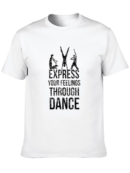 Dance Expression Black Graphic Tee