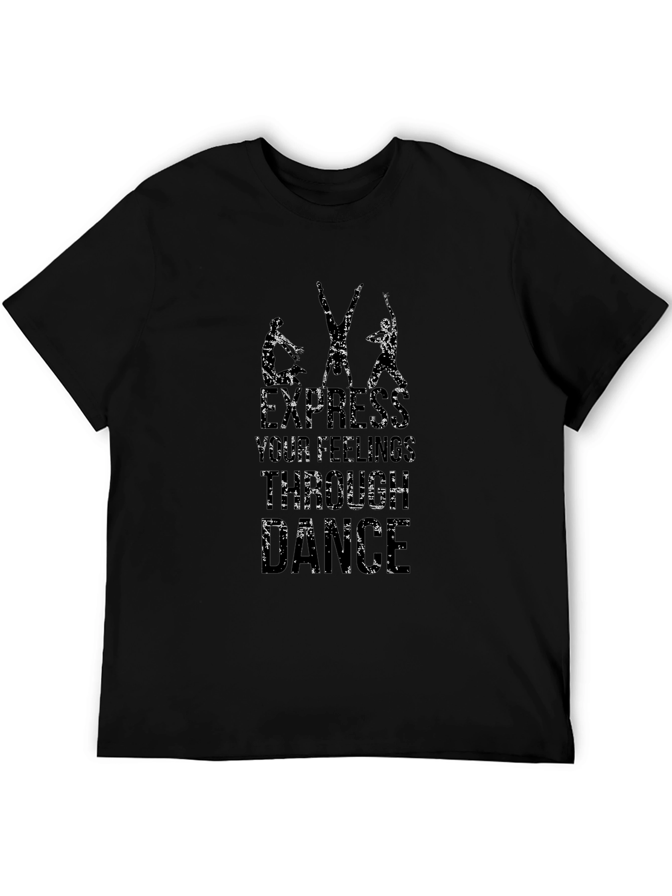 Dance Expression Black Graphic Tee