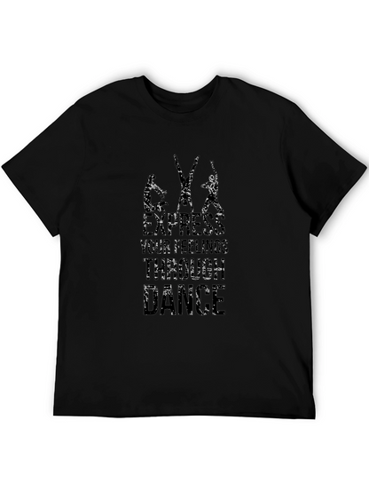 Dance Expression Black Graphic Tee
