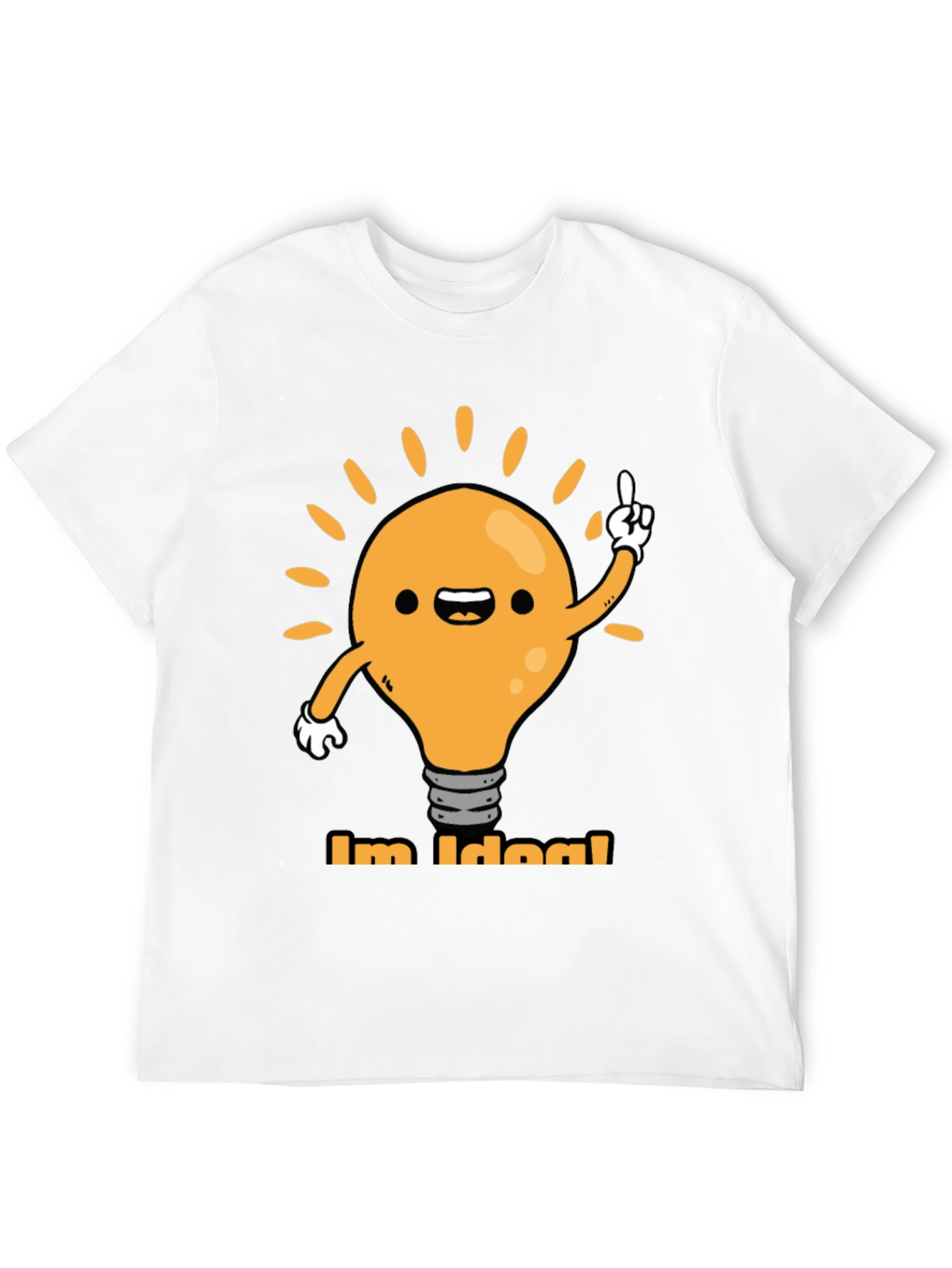 Im Idea! Graphic Tee - Black Cotton T-Shirt
