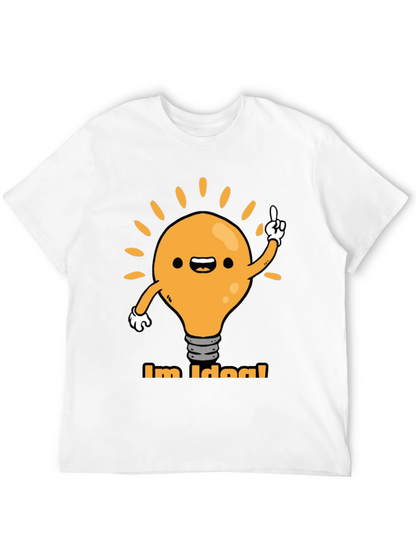 Im Idea! Graphic Tee - Black Cotton T-Shirt