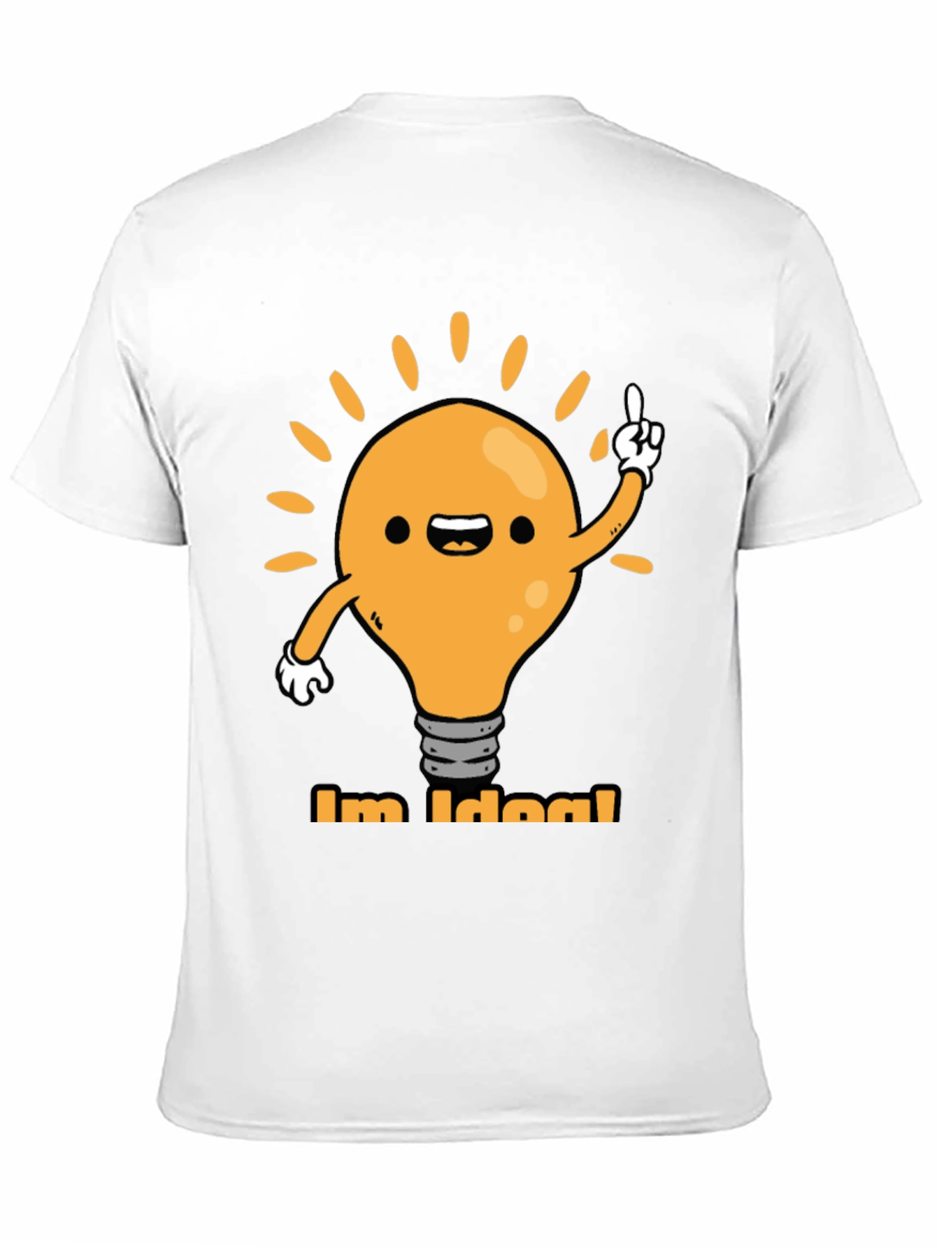 Im Idea! Graphic Tee - Black Cotton T-Shirt