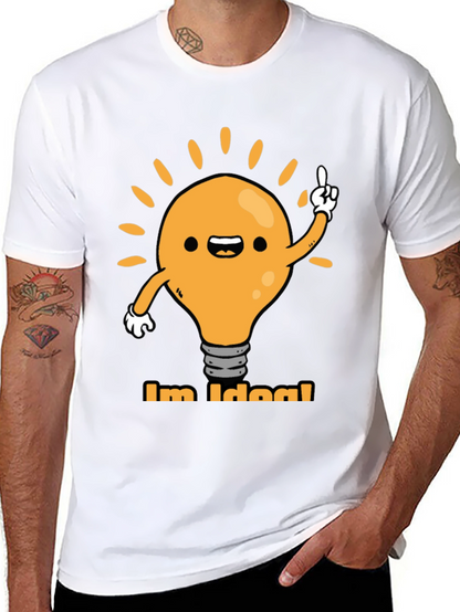 Im Idea! Graphic Tee - Black Cotton T-Shirt
