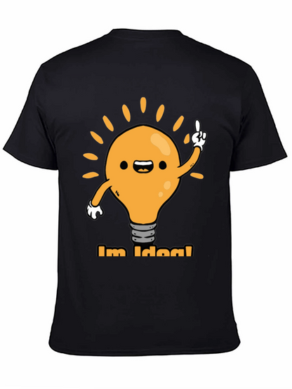 Im Idea! Graphic Tee - Black Cotton T-Shirt