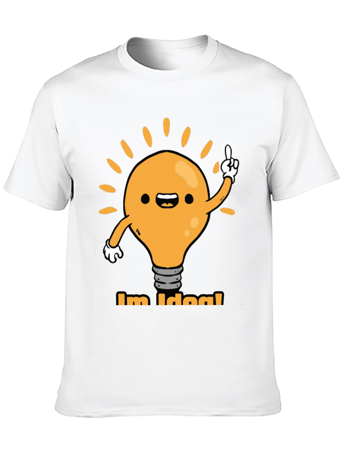 Im Idea! Graphic Tee - Black Cotton T-Shirt