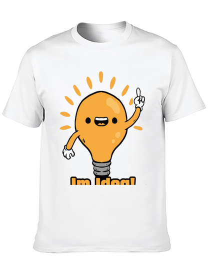 Im Idea! Graphic Tee - Black Cotton T-Shirt