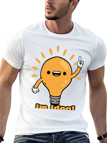 Im Idea! Graphic Tee - Black Cotton T-Shirt