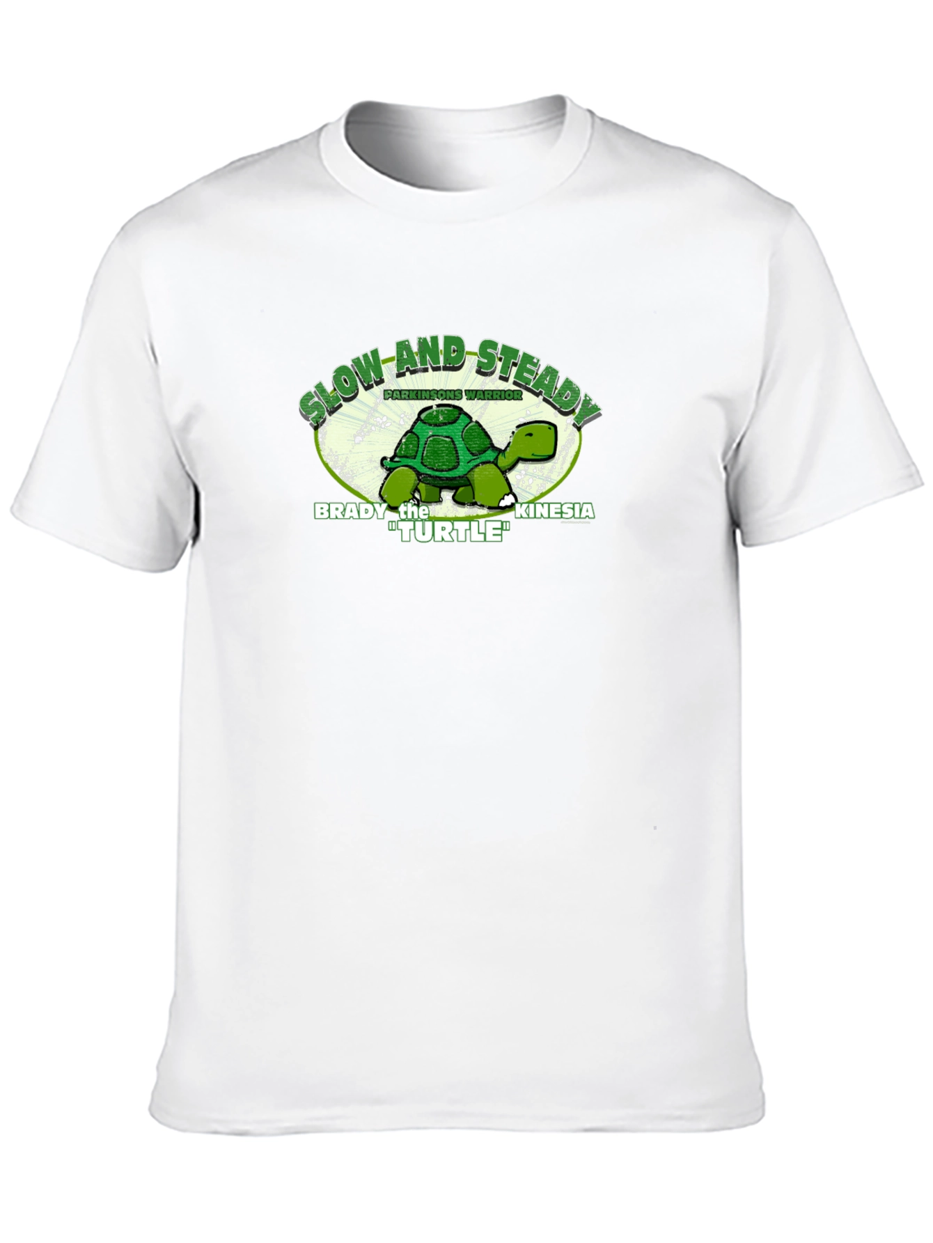 Slow and Steady Turtle T-Shirt - Parkinsons Warrior