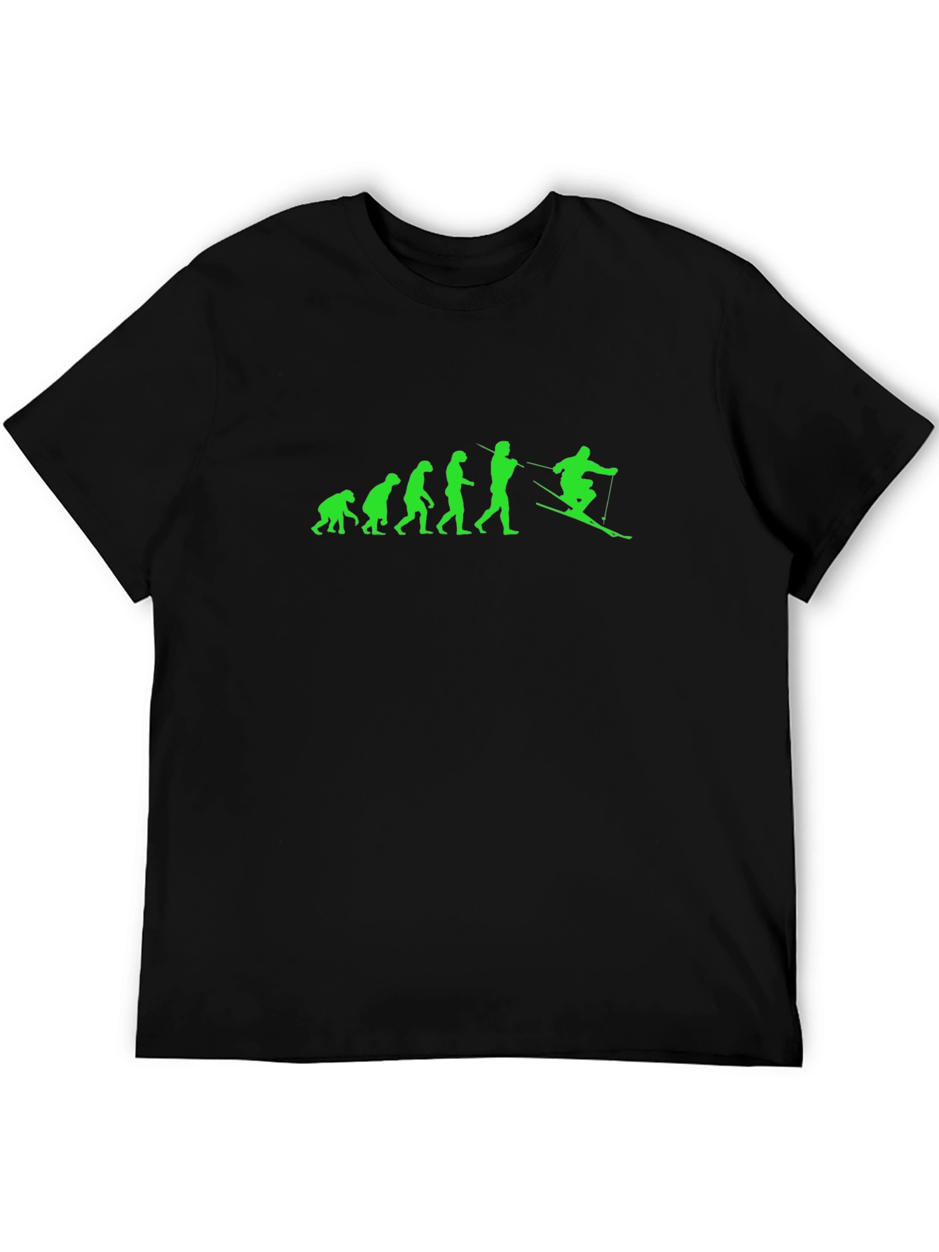 Evolution Ski T-Shirt - Funny Skiing Gift
