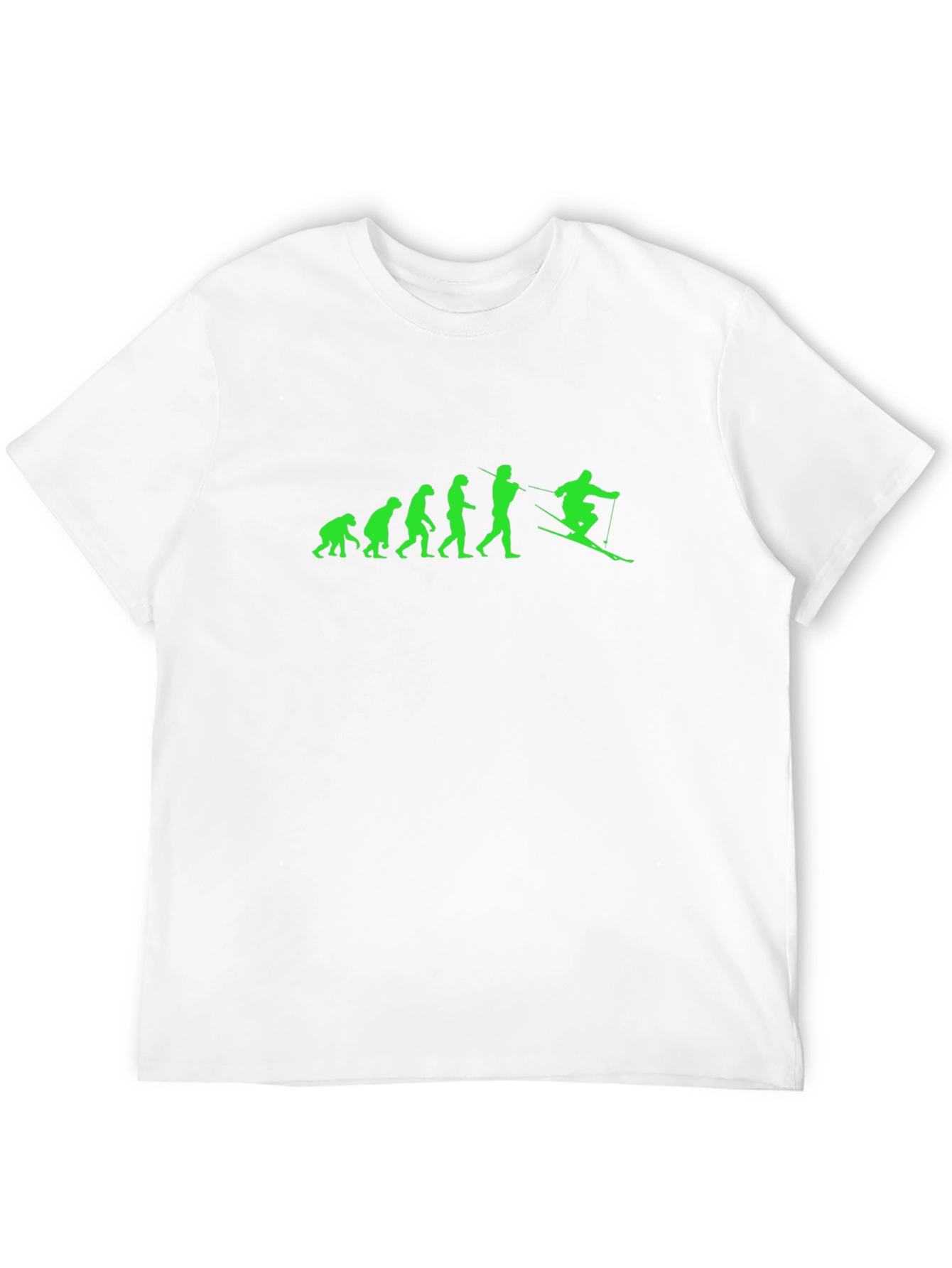 Evolution Ski T-Shirt - Funny Skiing Gift