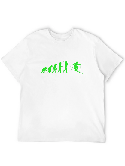 Evolution Ski T-Shirt - Funny Skiing Gift