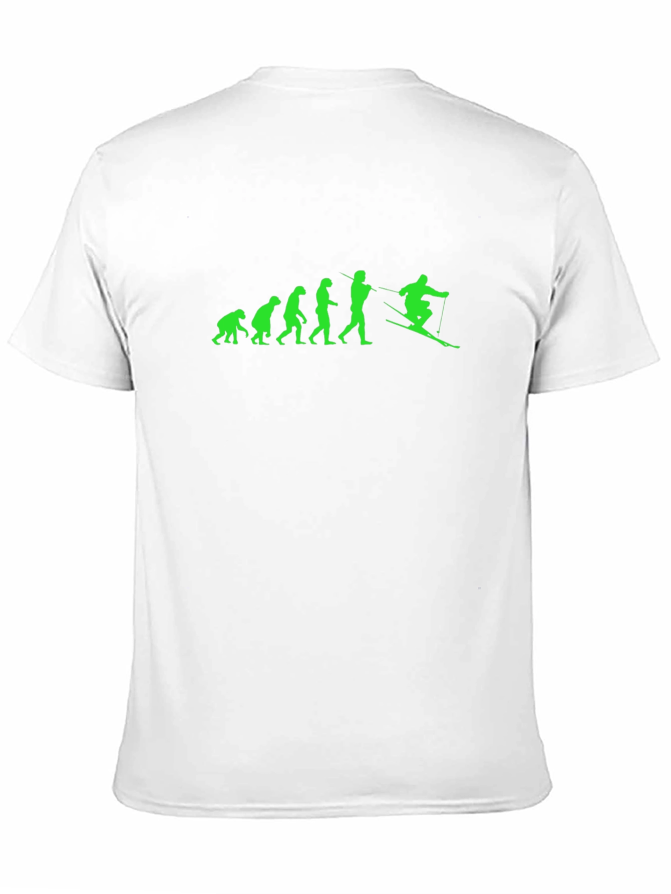 Evolution Ski T-Shirt - Funny Skiing Gift
