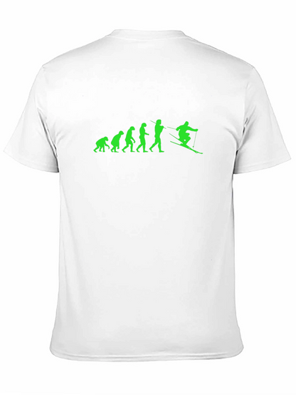 Evolution Ski T-Shirt - Funny Skiing Gift