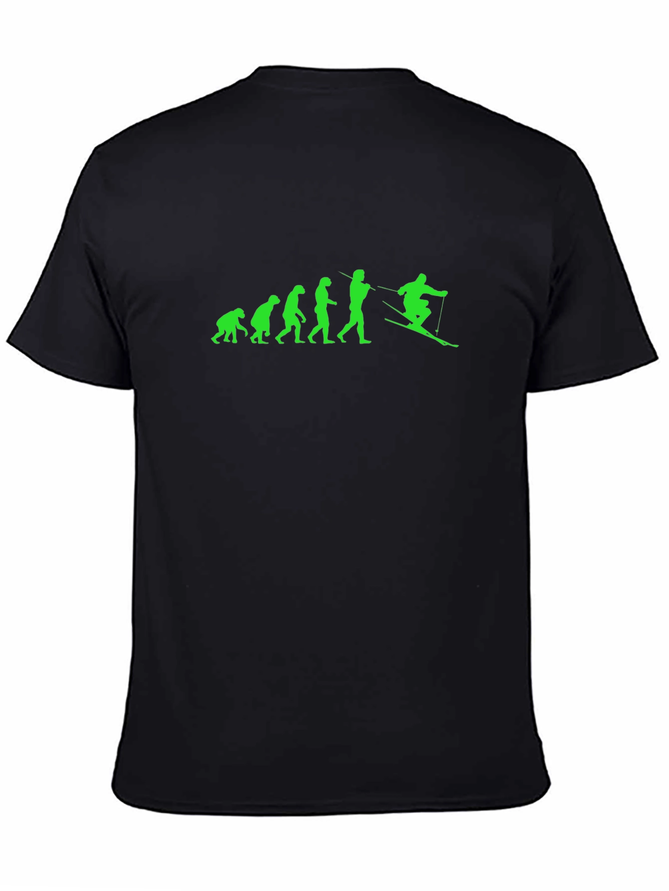 Evolution Ski T-Shirt - Funny Skiing Gift