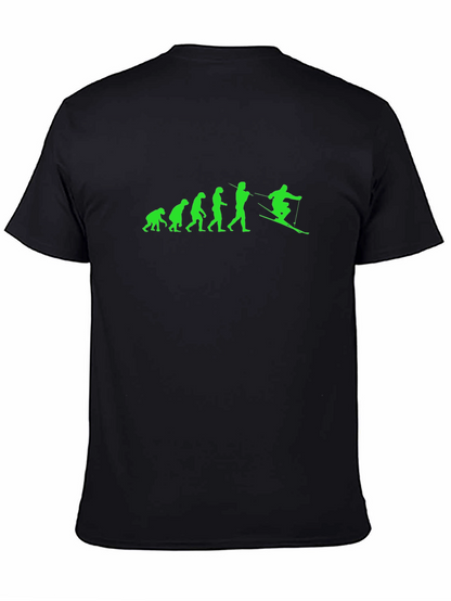 Evolution Ski T-Shirt - Funny Skiing Gift