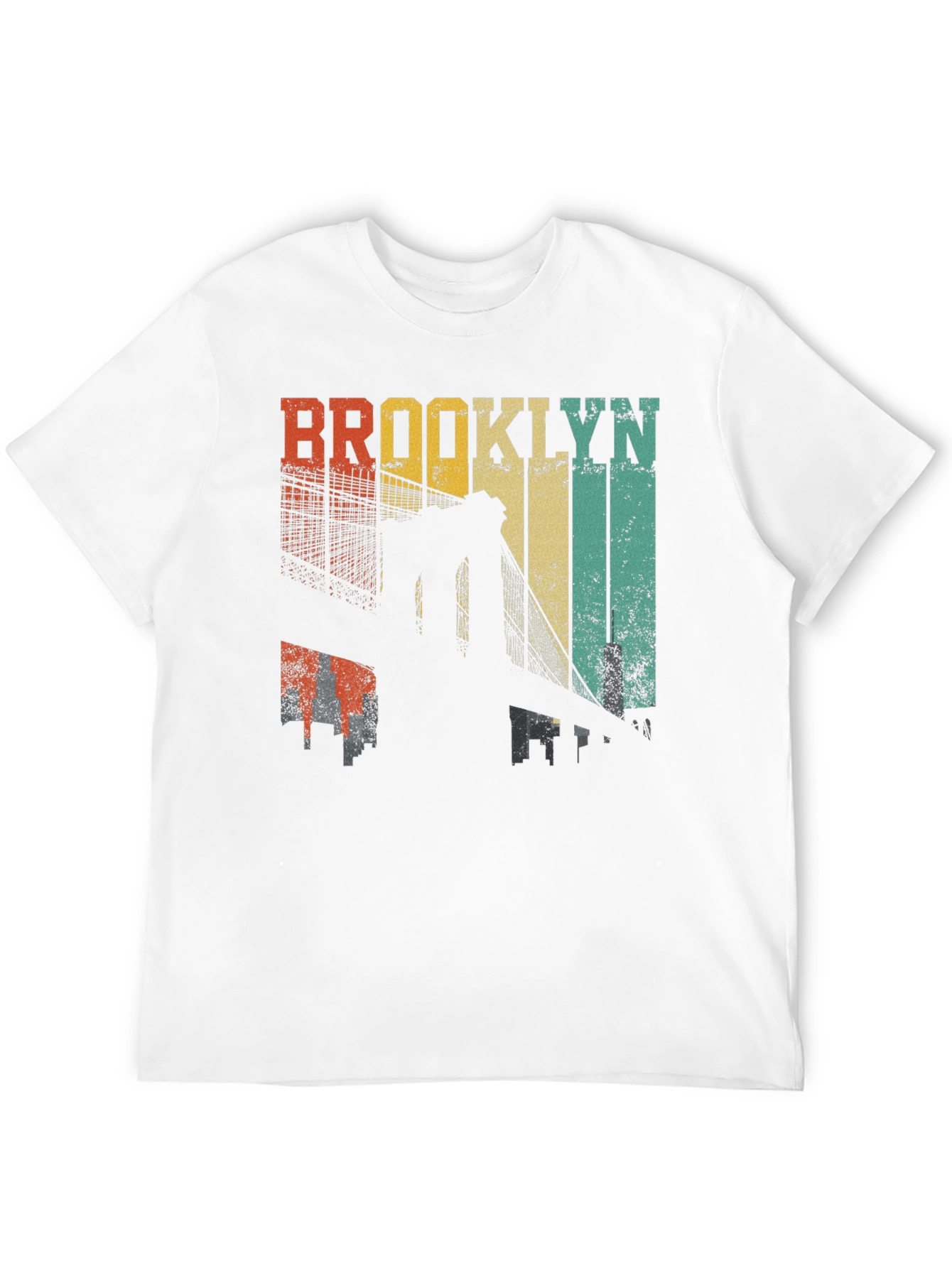 Brooklyn Bridge Retro Graphic T-Shirt