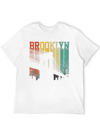 Brooklyn Bridge Retro Graphic T-Shirt