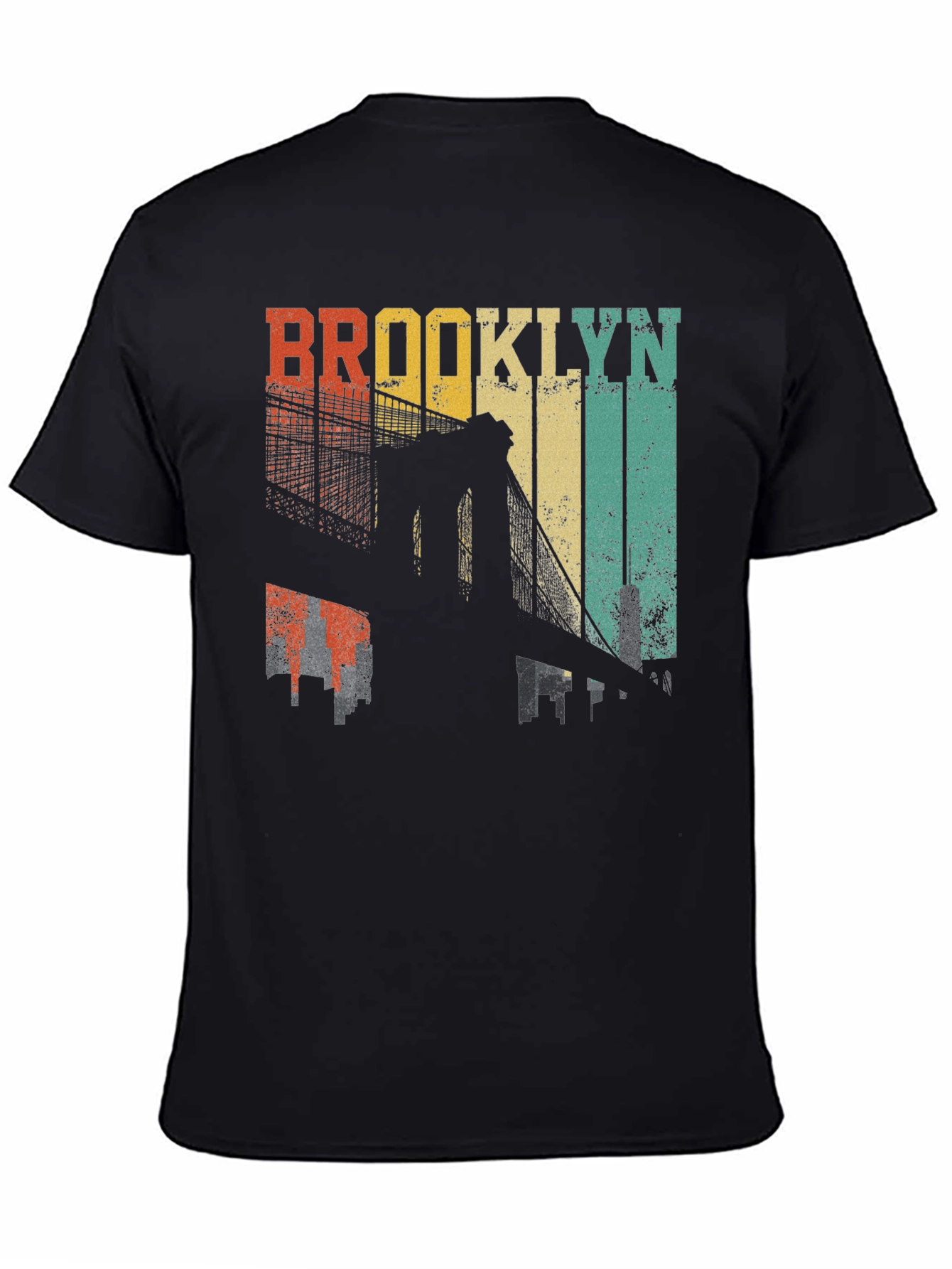 Brooklyn Bridge Retro Graphic T-Shirt