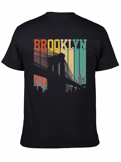 Brooklyn Bridge Retro Graphic T-Shirt