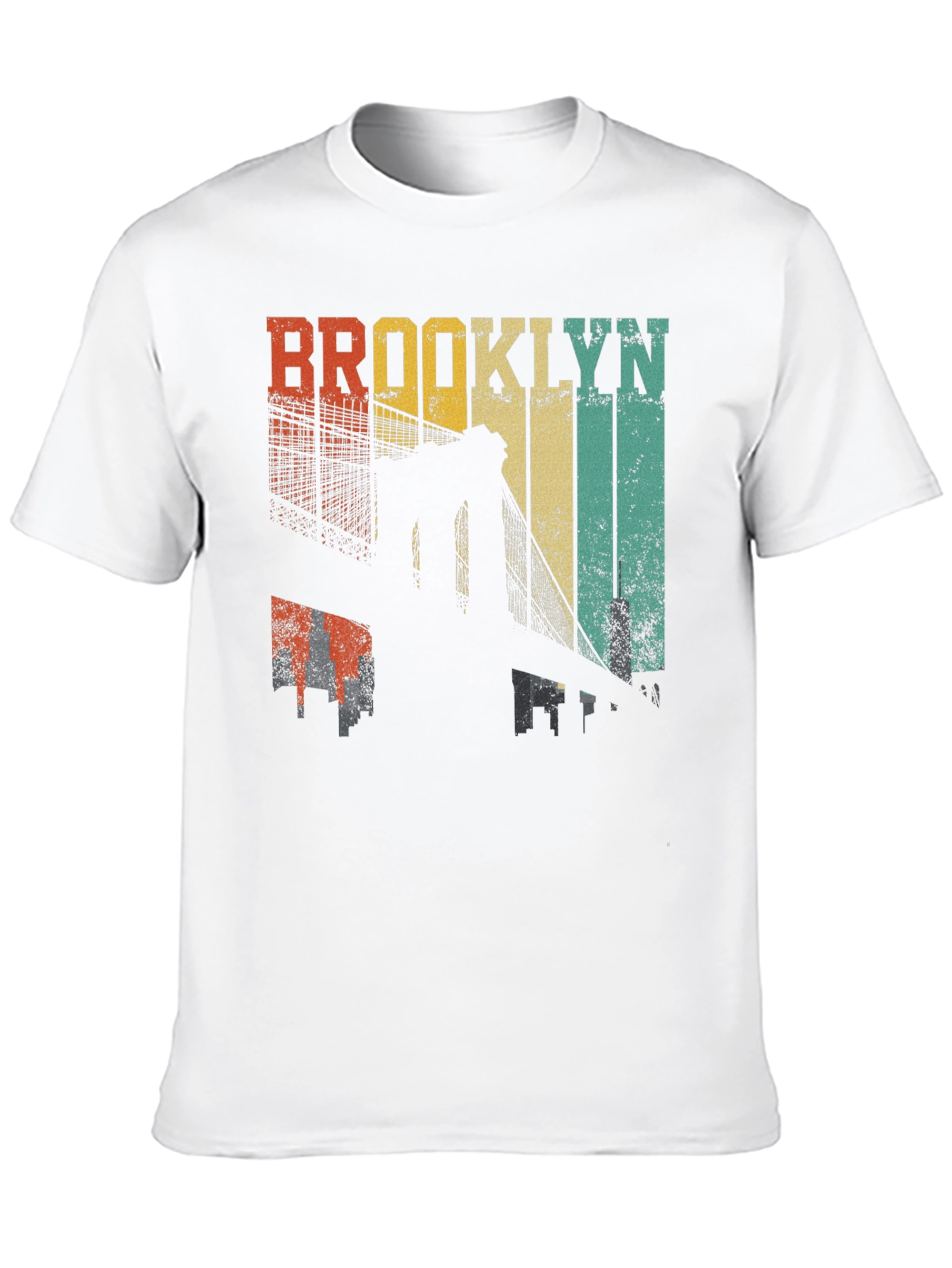 Brooklyn Bridge Retro Graphic T-Shirt