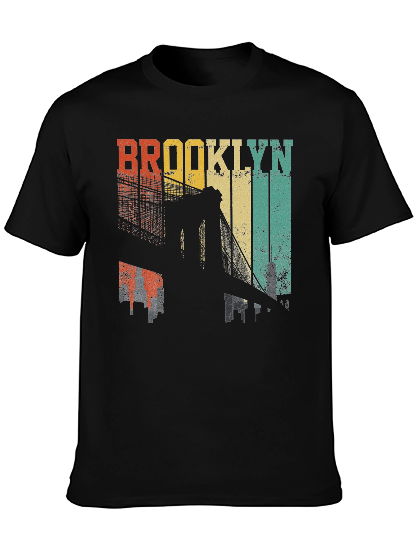 Brooklyn Bridge Retro Graphic T-Shirt