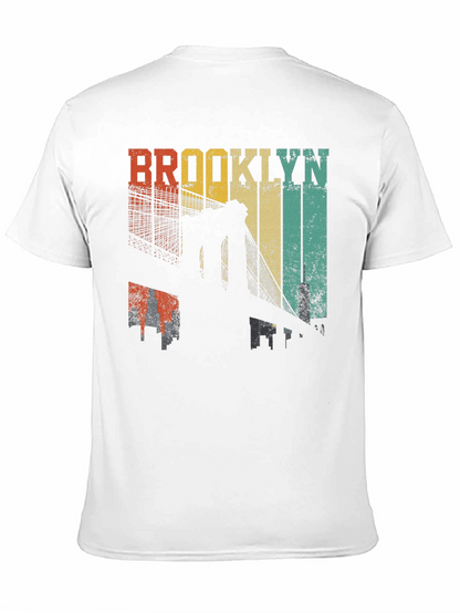 Brooklyn Bridge Retro Graphic T-Shirt