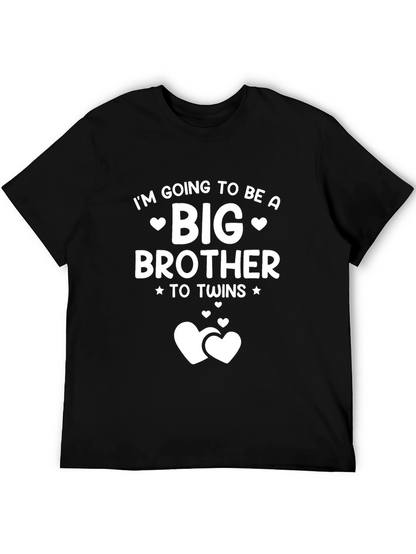 Big Brother to Twins Pregnancy Announcement T-Shirt