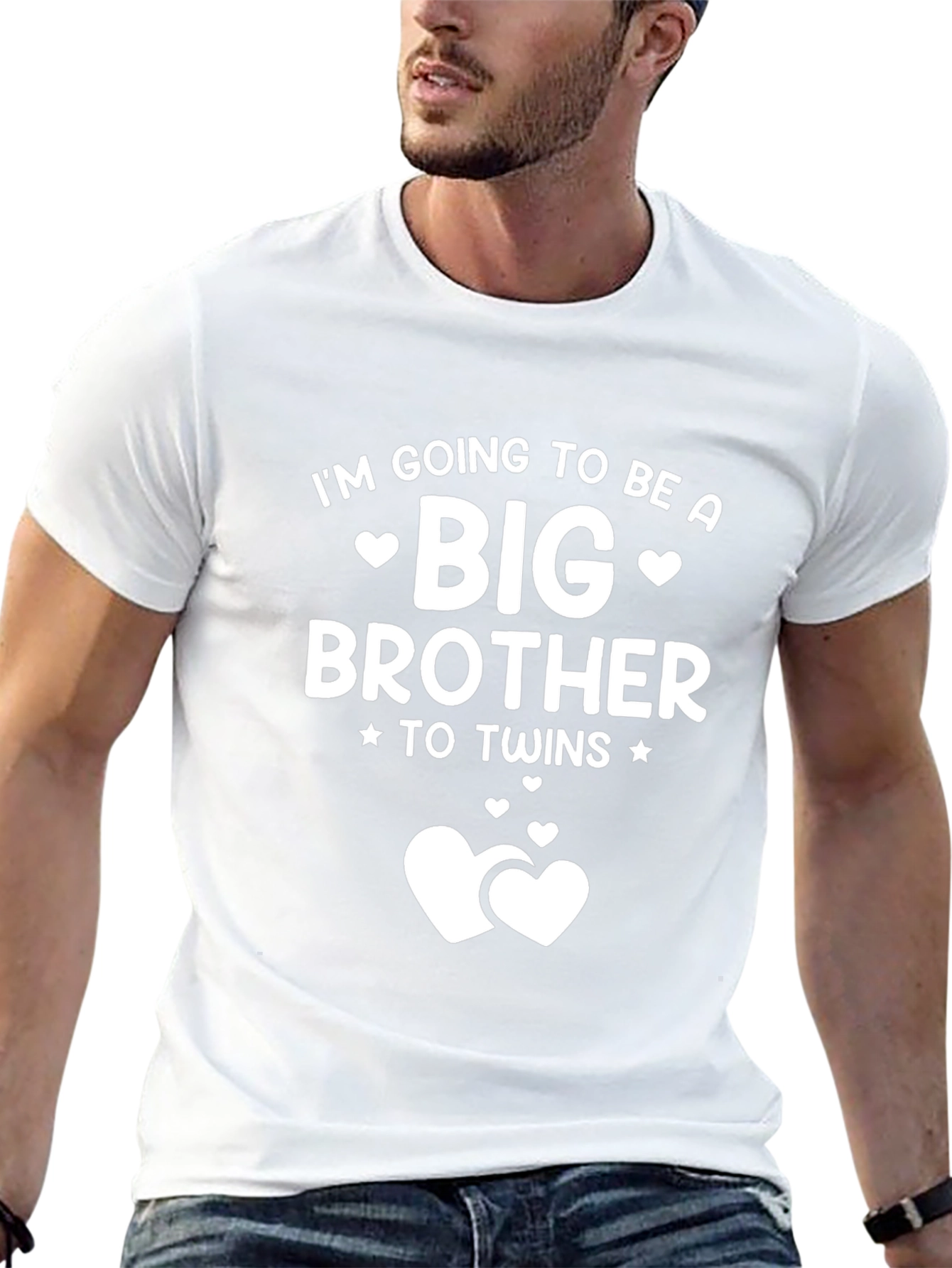 Big Brother to Twins Pregnancy Announcement T-Shirt