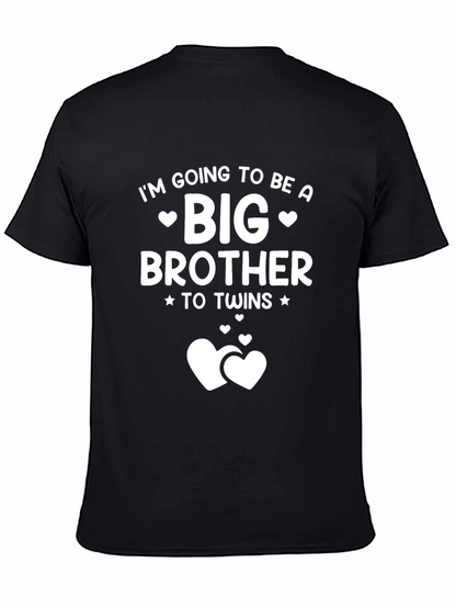 Big Brother to Twins Pregnancy Announcement T-Shirt