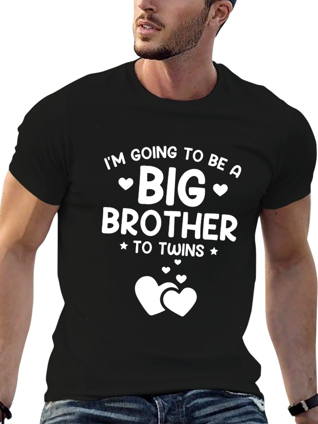 Big Brother to Twins Pregnancy Announcement T-Shirt