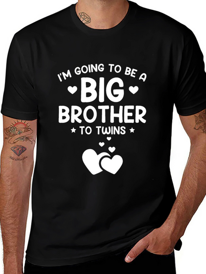 Big Brother to Twins Pregnancy Announcement T-Shirt