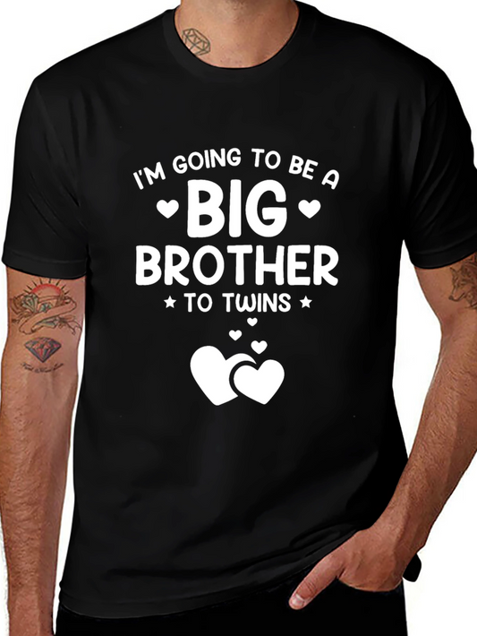 Big Brother to Twins Pregnancy Announcement T-Shirt